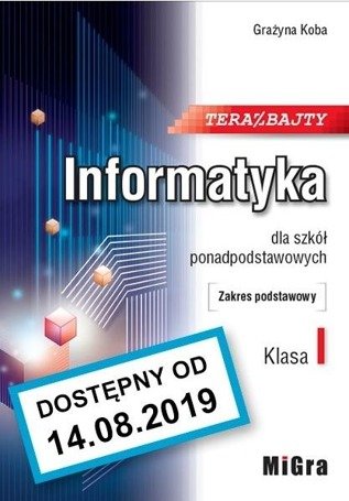 Informatyka Lo Teraz Bajty Zp W Migra Ksi Ki Podr Czniki