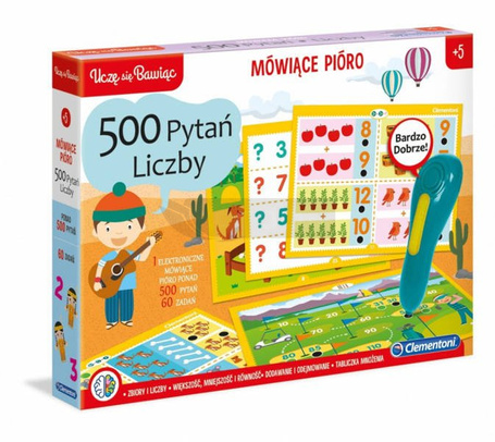 Mówiące pióro 500 pytań liczby