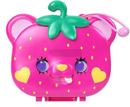 LALKA POLLY POCKET PIESEK TRUSKAWKOWY MIŚ zestaw do zabawy dla dzieci +4 HRD35