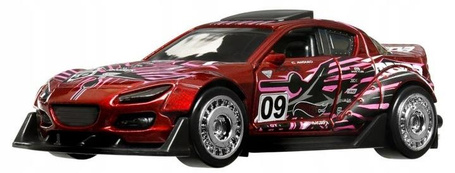 HOT WHEELS PULL-BACK SPEEDERS zestaw 2 aut MOD SPEEDER & 2004 MAZDA RX8 HWH53