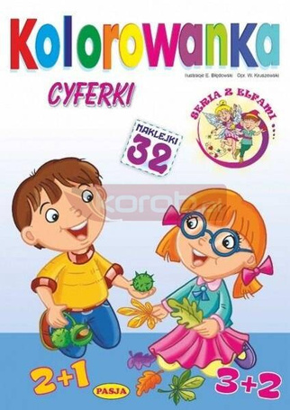 Cyferki. Kolorowanka