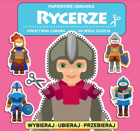 Papierowe ubranka. Rycerze