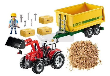 Playmobil Country 70131 Duży traktor z przyczepą
