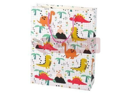 Torba prezentowa dinozaury 32x26x10cm