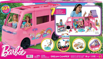 LALKA BARBIE KAMPER MARZEŃ DREAM CAMPER auto dla lalek Barbie + akcesoria HRJ78