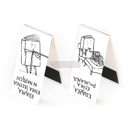 Zakładka magnetyczna - Książka trzyma w napięciu