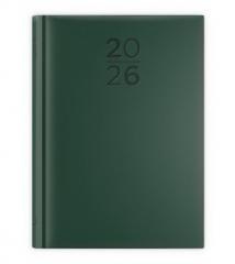 Kalendarz 2026 A5 dzienny print zielony