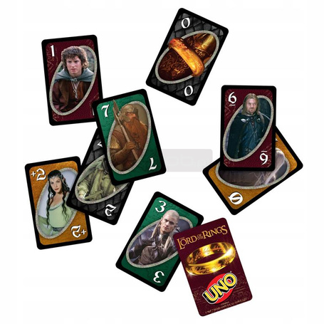 GRA KARTY UNO Władca Pierścieni oryginalna, kultowa gra JMF13