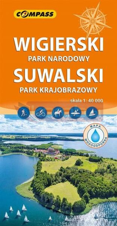 Mapa - Wigierski Park Narodowy, Suwalski 1:40 000