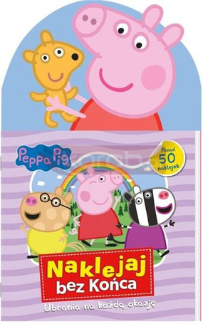 Świnka Peppa. Naklejaj bez końca cz.2 Ubrania..