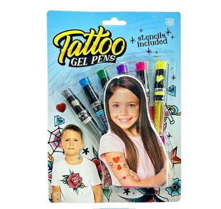 Długopisy żelowe do tatuażu