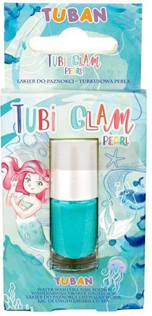 Lakier Tubi Glam turkusowy perłowy TUBAN