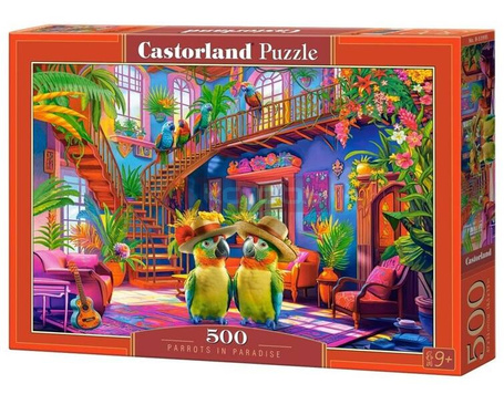 Puzzle 500 Parrots in Paradise CASTOR