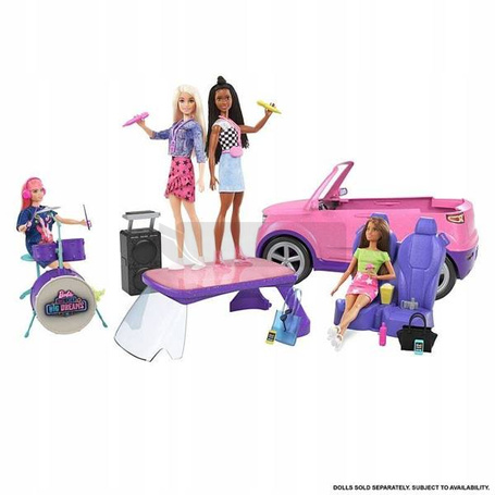 Lalka Barbie Big Auto Koncertowa scena GYJ25