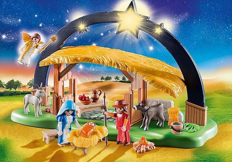 Playmobil 9494 Stajenka z oświetleniem