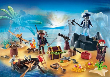 PLAYMOBIL 6625 Kalendarz adwentowy Tajemicza piracka wyspa skarbów