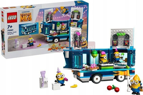 LEGO MINIONKI DESPICABLE ME 75581 IMPREZOWY AUTOBUS MINIONKÓW zestaw klockó