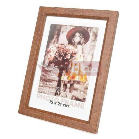 Ramka Bevel 15x21 3 ciemnobrązowy
