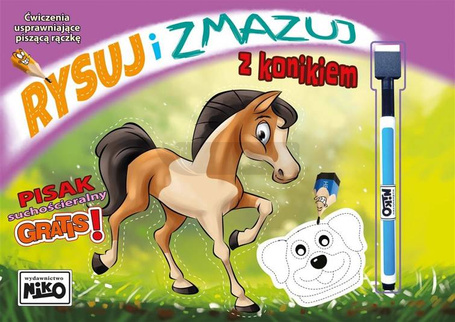 Rysuj i zmazuj z konikiem