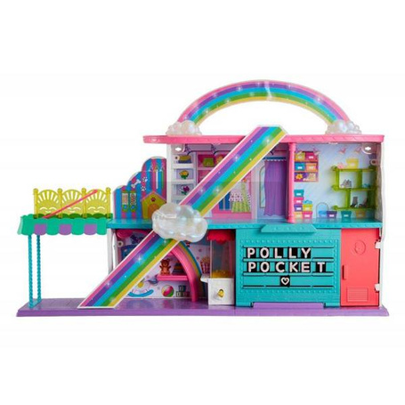 LALKA POLLY POCKET ZESTAW TĘCZOWE CENTRUM HANDLOWE HHX78