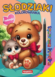 Kolorowanka z kredką Słodziki