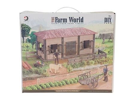 Farma z figurkami zwierząt