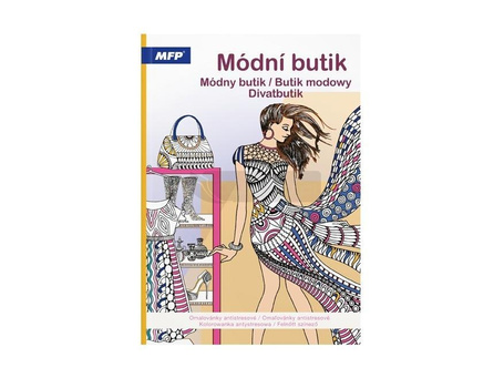Kolorowanka antystresowa butik modowy