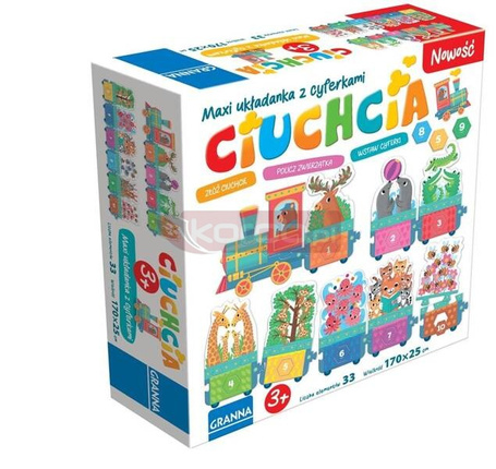 Układanka maxi Ciuchcia GRANNA