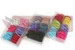 Gumki do włosów w pudelku 90szt