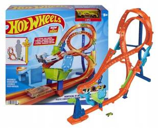 HOT WHEELS ZESTAW PIONOWY TOR ÓSEMKA SALTO + autko HMB15