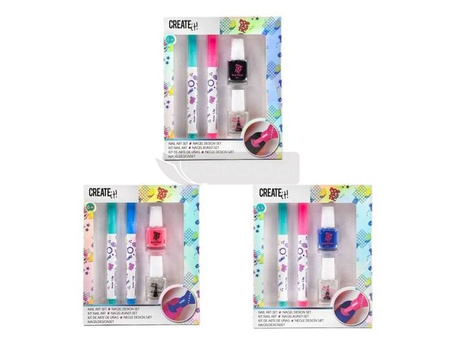Zestaw markerów do paznokci CREATE IT!