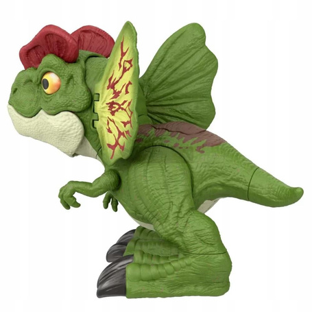 JURASSIC WORLD DINOZAUR Dilophosaurus figurka z dźwiękami HNT65