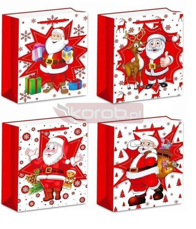 Torebka upominkowa S Boże Narodzenie MIX