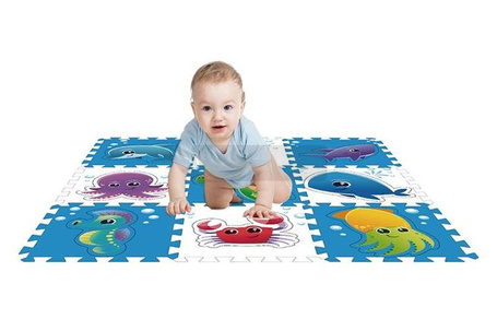 Puzzle piankowe 9 el. Podwodny świat