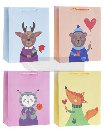 Torebka ozdobna 26x32x10cm mix ROZETTE