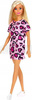 Lalka Barbie w sukience różowej w serduszka GHW45
