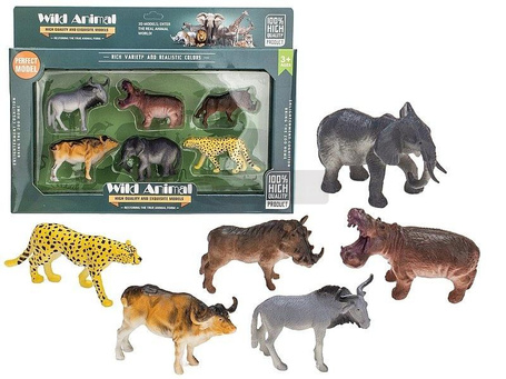 Dzikie zwierzęta 6szt