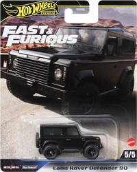 HOT WHEELS PREMIUM FAST & FURIOUS 5/5 Land Rover Defender 90 HYP74