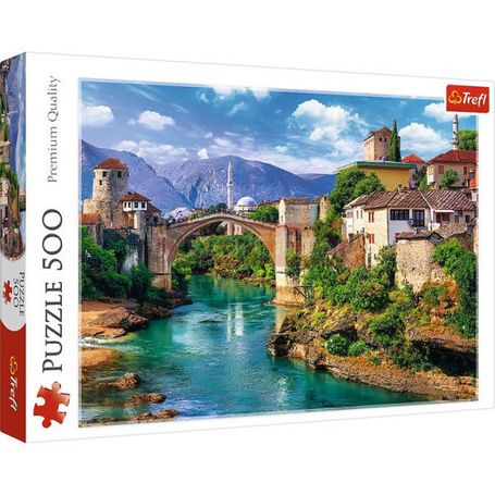 Puzzle 500 elementów - Stary Most w Mostarze, Bośnia i Hercegowina