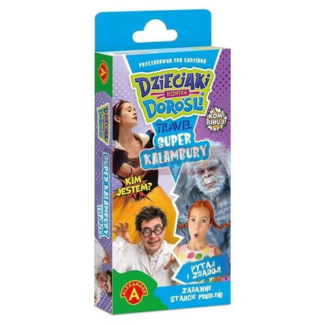 Dzieciaki kontra Dorośli. Super kalambury Travel