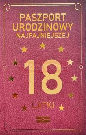 Karnet Urodzinowy 18