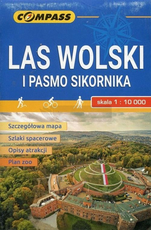Mapa tur. - Las Wolski i Pasmo Sikornika 1:10 000