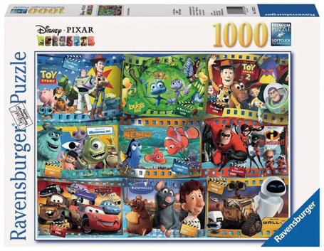 Puzzle 1000 elementów Filmy Disney Pixar