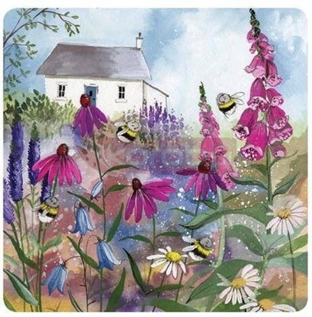 Podkładka pod kubek C118 Pszczoły w ogrodzie