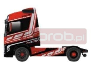 Str. Fire Haulers Volvo FH16 Dark Red 1:43 BBURAGO