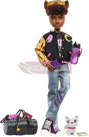 LALKA MONSTER HIGH CLAWD WOLF + akcesoria HNF65
