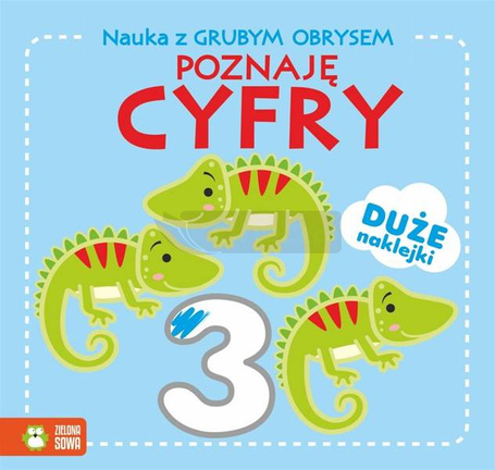 Nauka z grubym obrysem. Poznaję cyfry