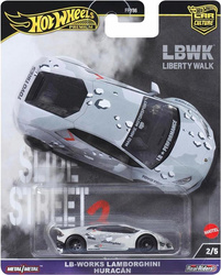 HOT WHEELS PREMIUM CAR CULTURE SLIDE STREET 2/5 LB-Works Lamborghini Huraca HKC84