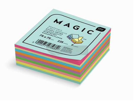 Karteczki samoprzylepne Magic Cube 75x75mm 225K