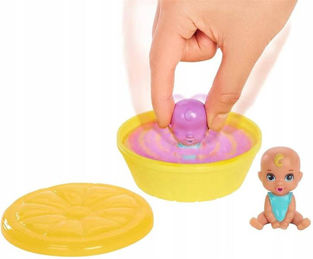 Lalka Barbie Niespodzianka Bobas GTT12 Wakacyjna